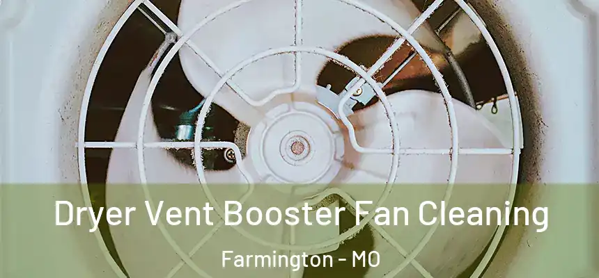  Dryer Vent Booster Fan Cleaning Farmington - MO