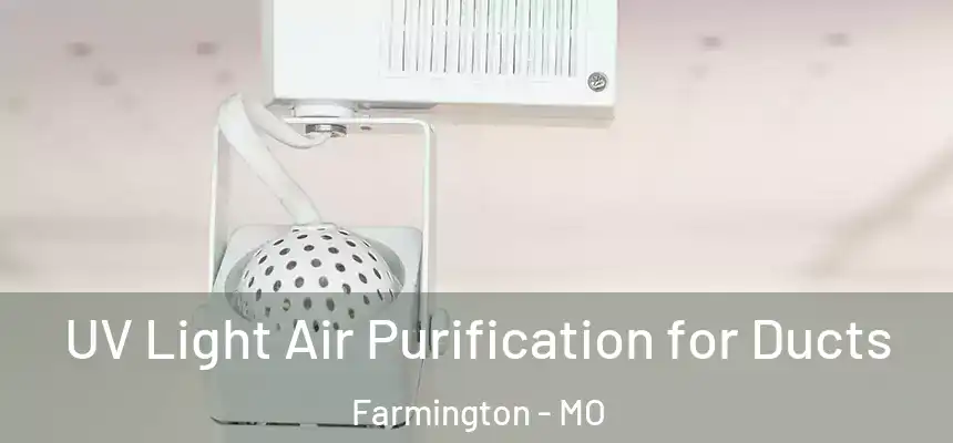  UV Light Air Purification for Ducts Farmington - MO